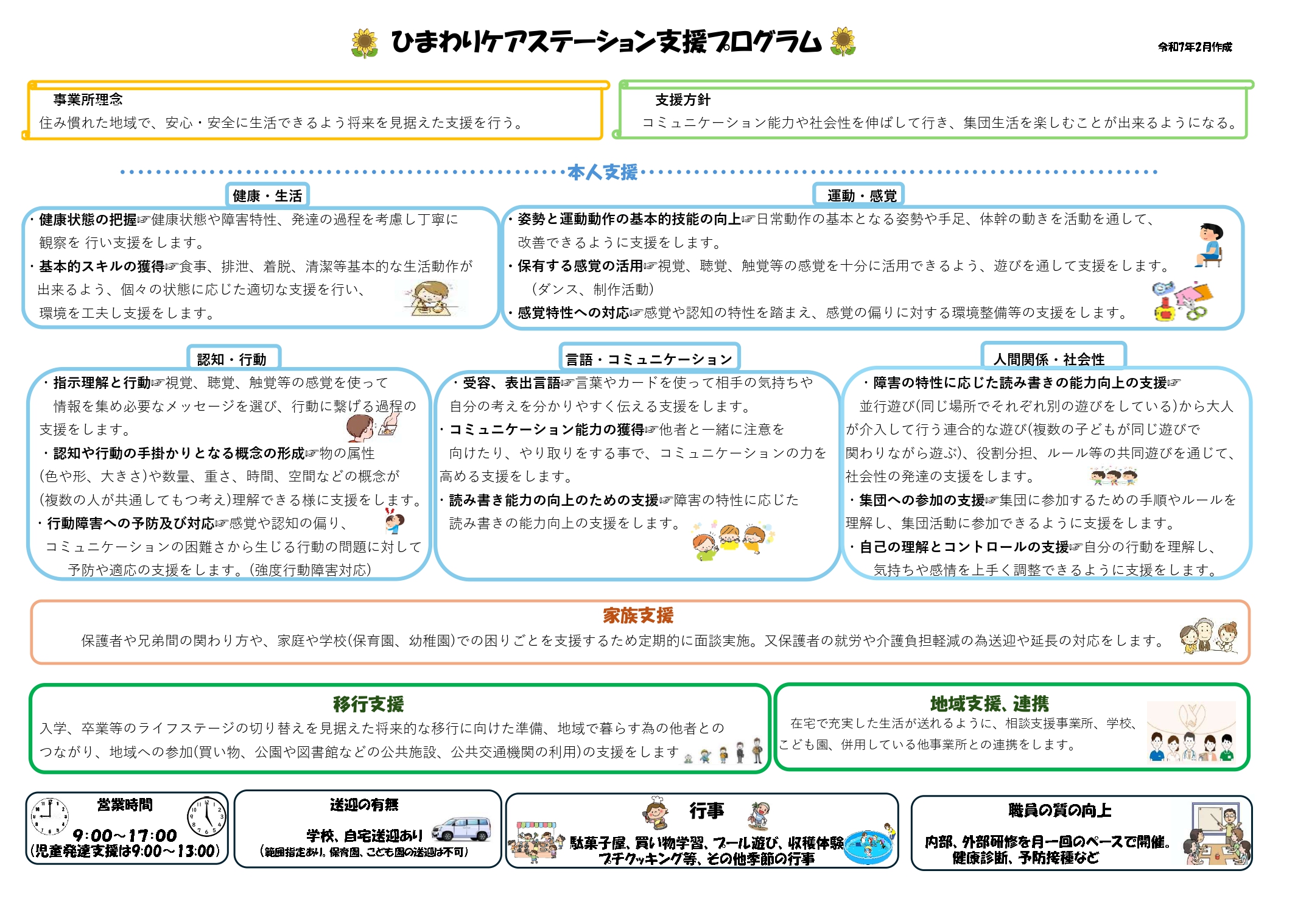 ひまわりケアステーション支援プログラム